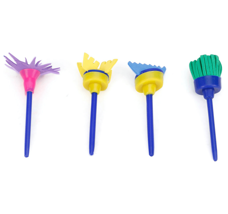 Buy Alpaks Rubber Art Brush Multi Color (Set Of 4)
