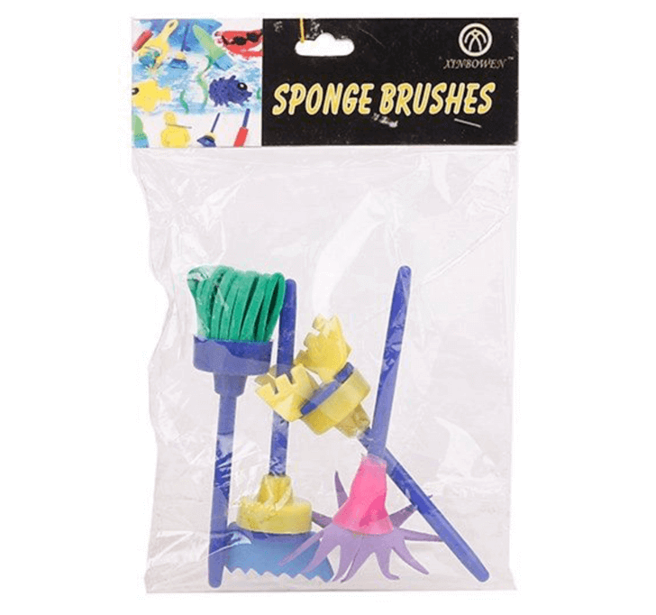 Buy Alpaks Rubber Art Brush Multi Color (Set Of 4)