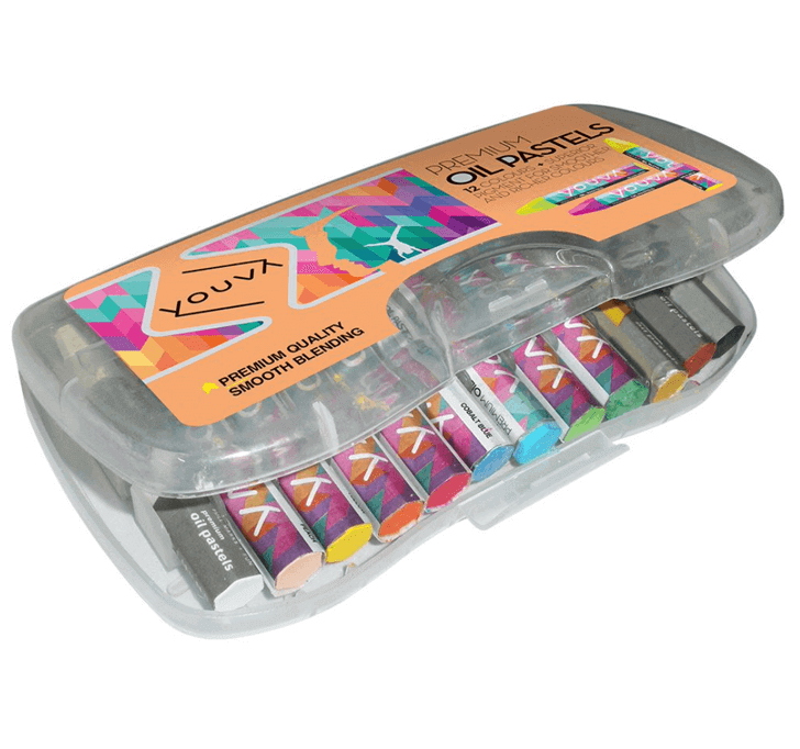 Buy Youva Premium Oil Pastels (12 Shades)