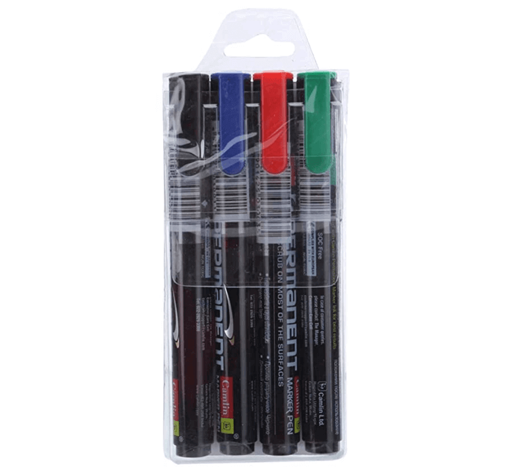 Buy Camlin Kokuyo Permanent Marker (Black, Blue, Red, Green)