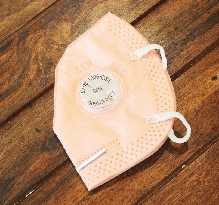 Buy N95 Protective Mask - Filteration Efficiency  Upto 95% (Pink)