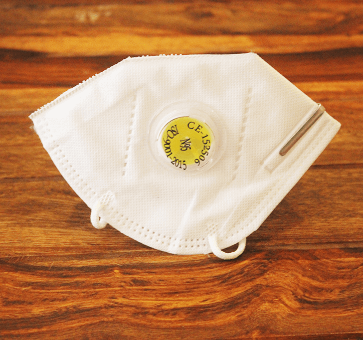 Buy N95 Protective Mask - Filteration Efficiency  Upto 95% (White)