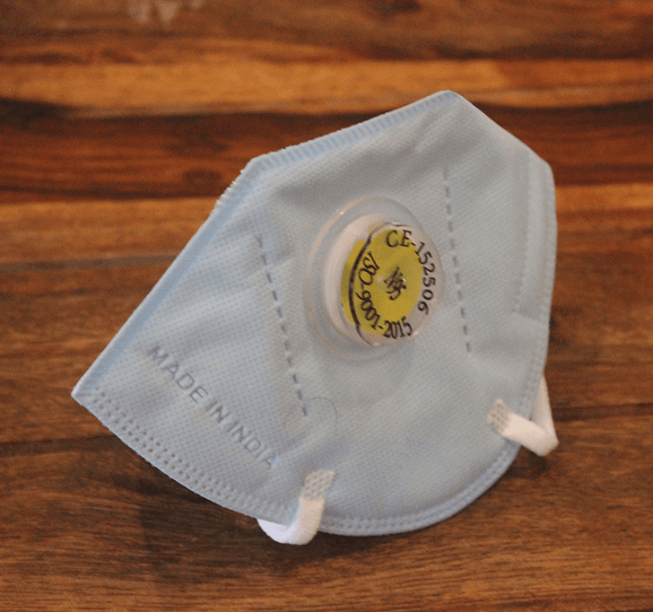 Buy N95 Protective Mask - Filteration Efficiency  Upto 95% (Blue)