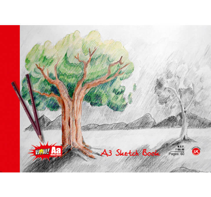 Buy WOW A3 Sketch Book (60 Pages)
