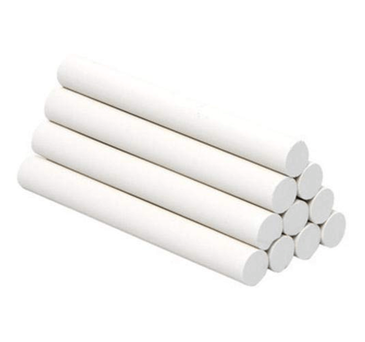 Buy DOMS Dustless White Chalk (Pack Of 100 Chalks)