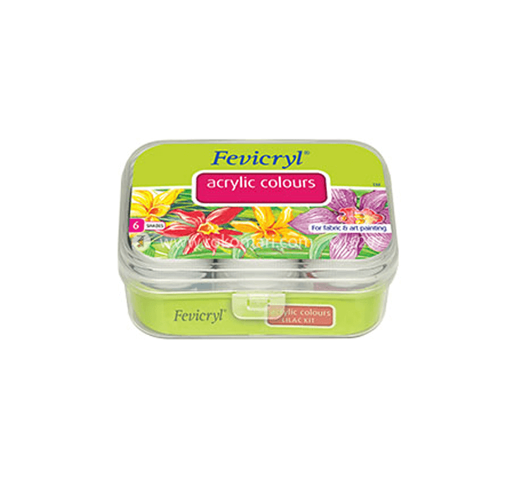Buy Fevicryl Acrylic Colours (6 Shades) (60 ML)