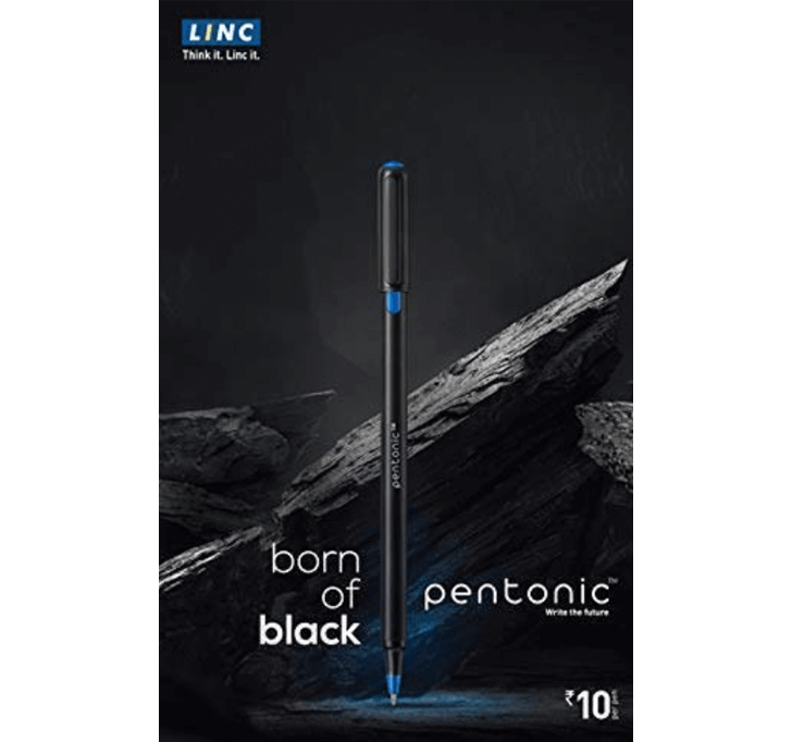 Buy Linc Pentonic 0.6mm Gel Pen (Blue Ink) (Pack Of 10)
