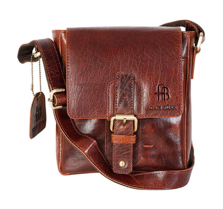 Buy ADAM BURK Italiano Cross Body Leather Bag