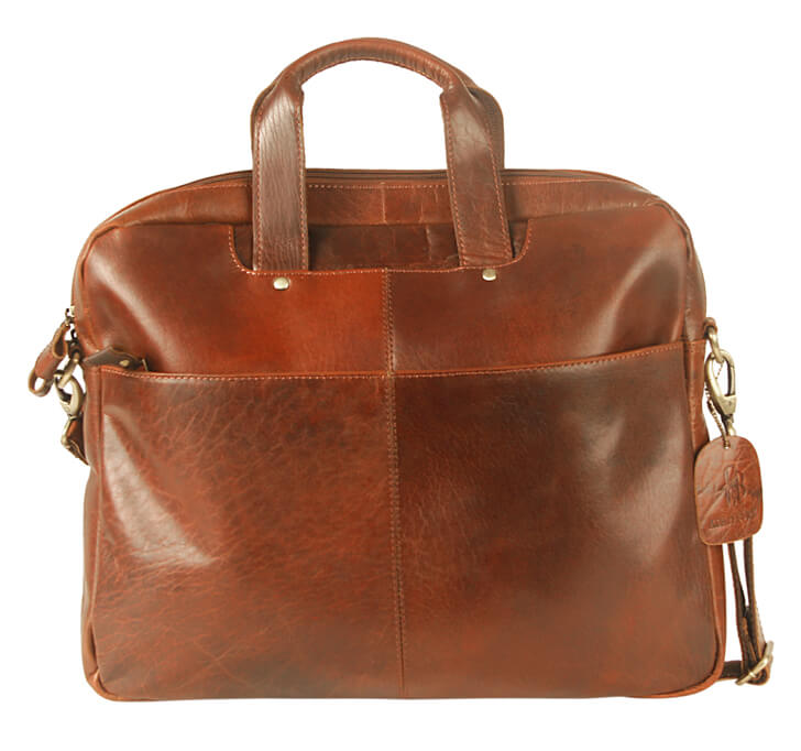 Buy ADAM BURK Chester Leather Bag (Laptop Bag)