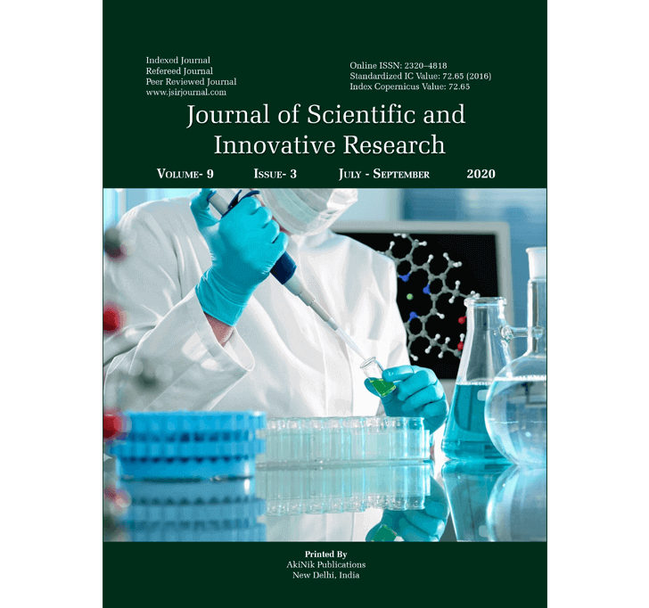 Buy Journal Of Scientific And Innovative Research