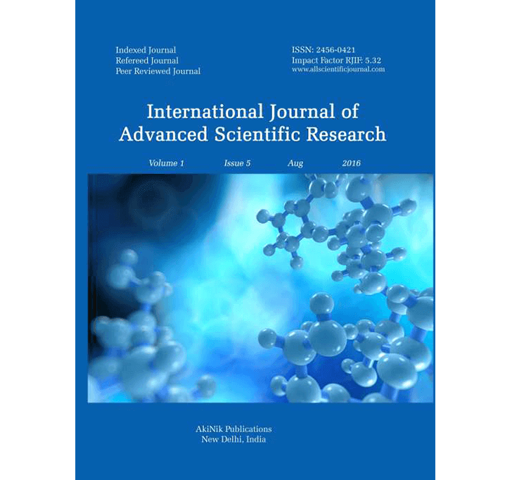 Buy International Journal Of Advanced Scientific Research