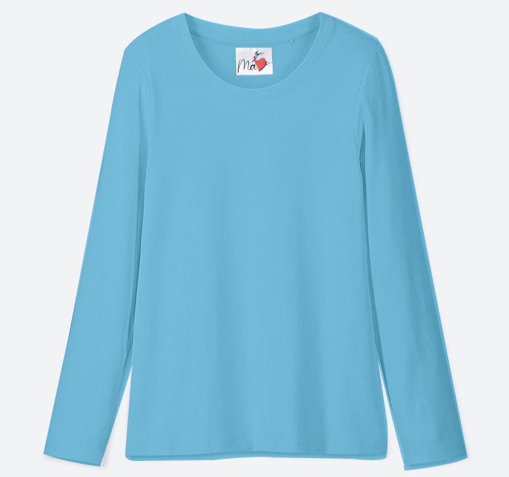 Buy MaYo Girl Sky Blue T-Shirt