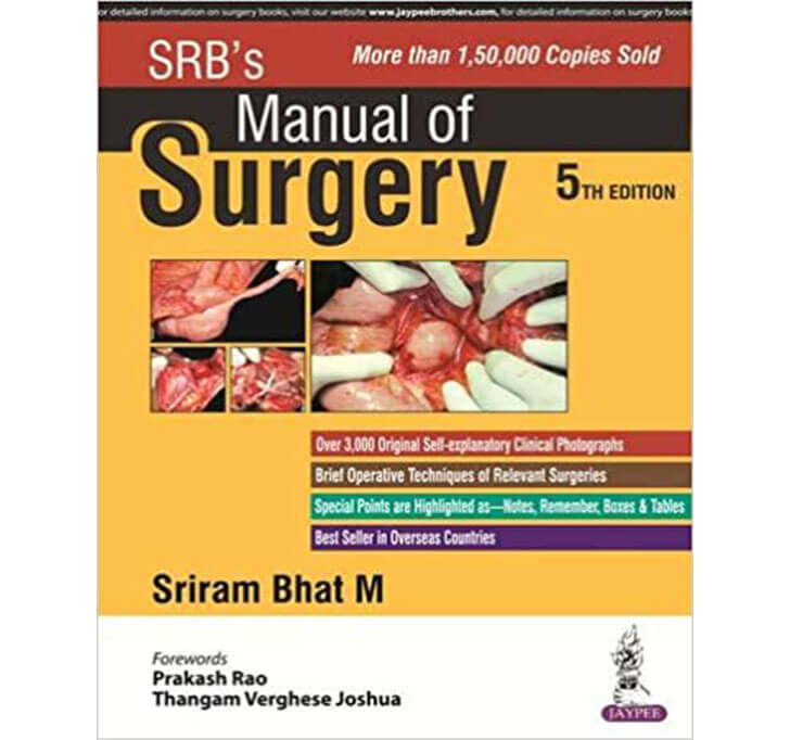 Buy SRBâ€™s Manual Of Surgery