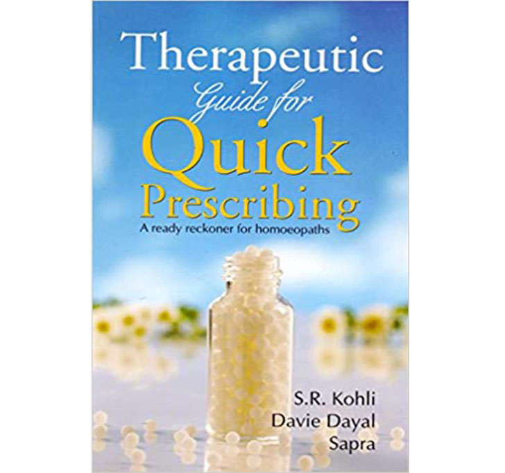 Buy Therapeutic Guide For Quick Prescribing A Ready Reckoner For Homoeopaths