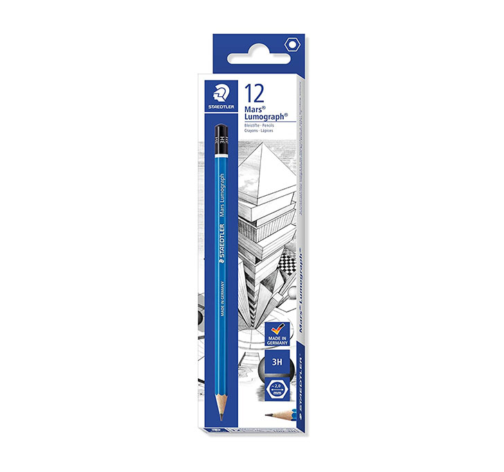 Buy Staedtler Mars Lumograph 100-3H Pencil (Box Of 12)