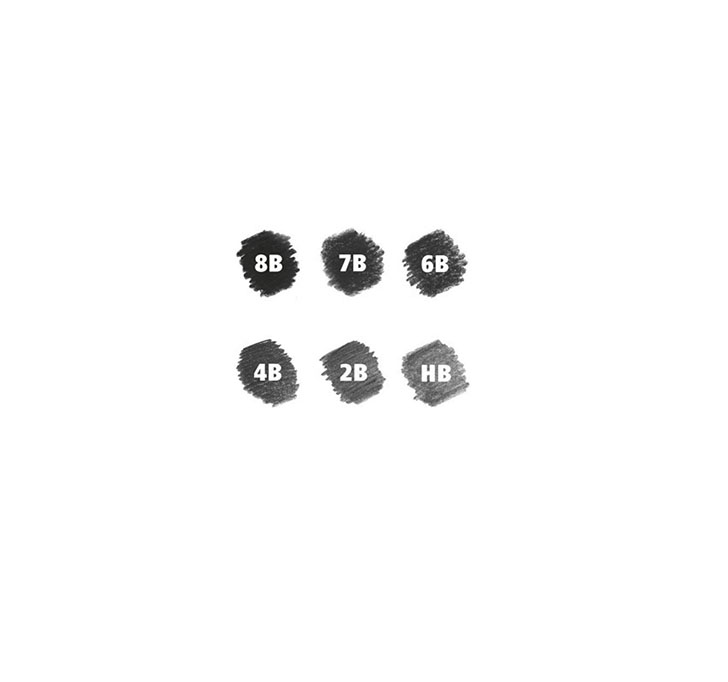 Buy Staedtler Lumograph Black Artist 8B Pencil Set - Pack Of 12