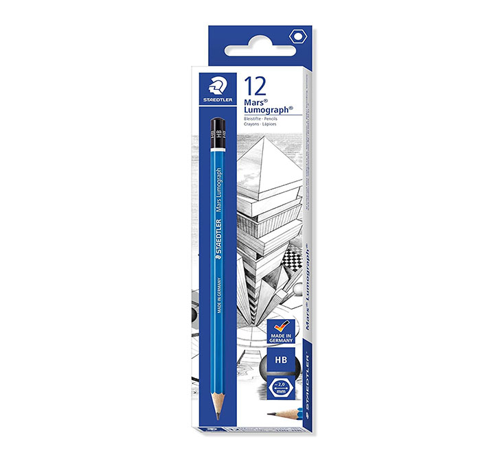 Buy Staedtler Mars Lumograph HB Pencil (Pack Of 12)