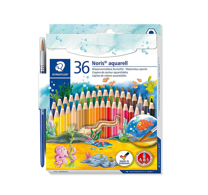 Buy Staedtler Watercolor Pencils, Box Of 36 Colors (14410ND36)