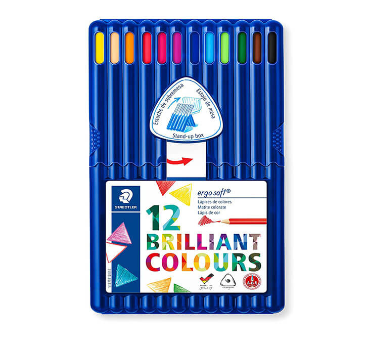 Buy Staedtler Ergosoft Colored Pencils - Set Of 12, Multicolor