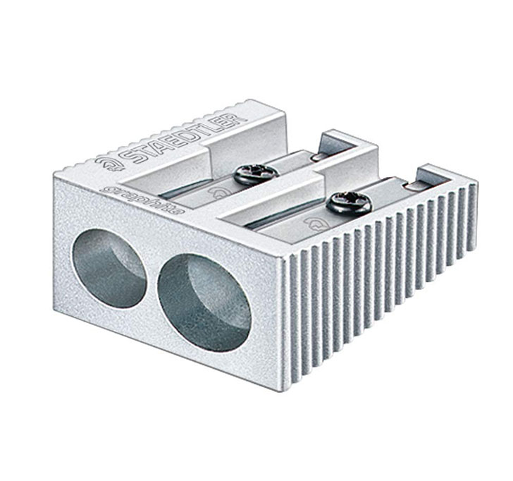 Buy STAEDTLER DOUBLE HOLE METAL PENCIL SHARPENERALUMINIUM