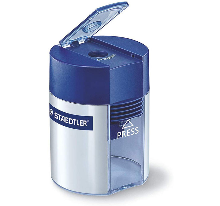 Buy Staedtler 511 001 Noris Tradition Tub Round Metal Sharpener