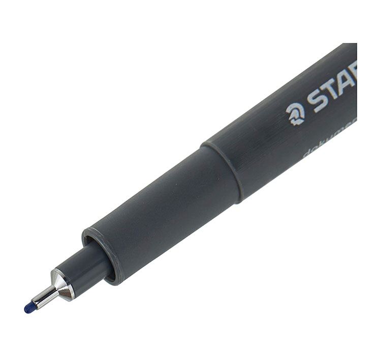 Buy Staedtler 308 05-3 BK1 Pigment Liner Pen Set - Pack Of 1 (Blue)