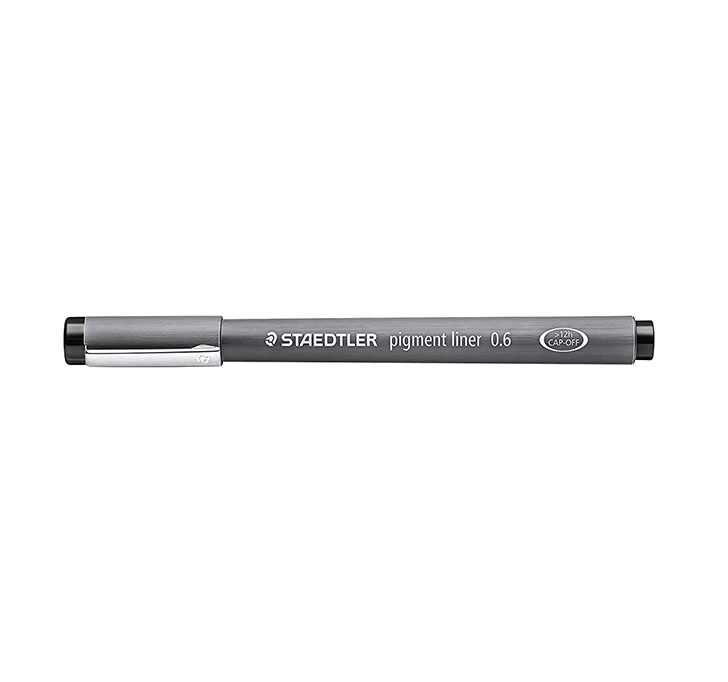 Buy Staedtler Pigment Liner, 0.6 Mm, Black Ink (308-0.6)
