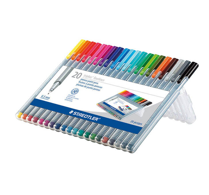 Buy Staedtler 334SB20 Triplus Fineliner Pen (20 Color Pack)