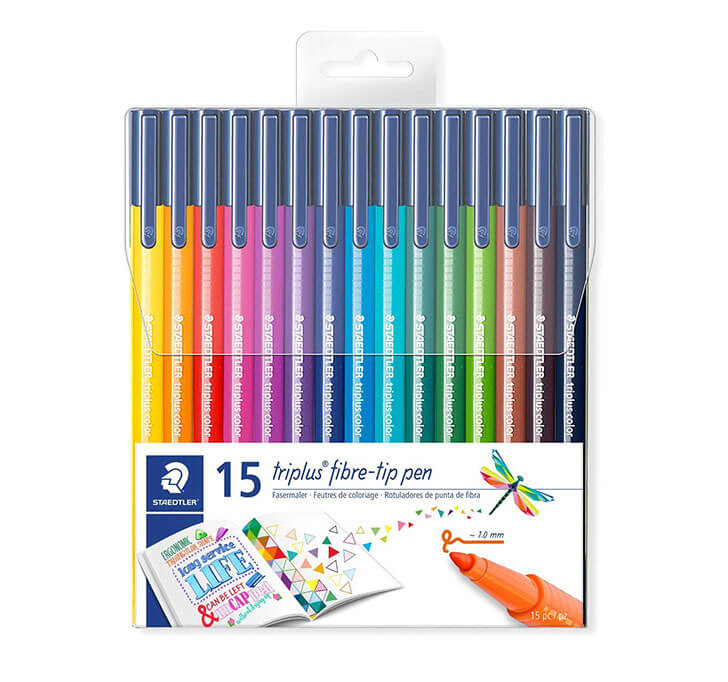 Buy Staedtler Triplus Colour 323Ã¿TB15Ã¿Felt-Tip Pens