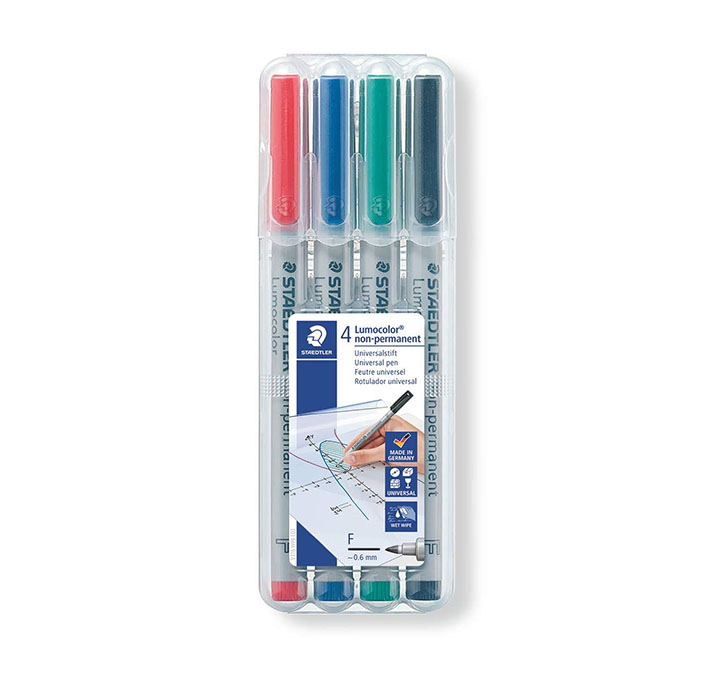 Buy Staedtler Lumocolor Non-Permanent Fine Line Width Markers Set