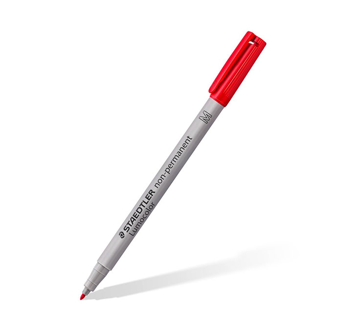 Buy Q-Connect OHP Pen Non-Permanent Medium Wallet Of 4 Assorted (1, A)