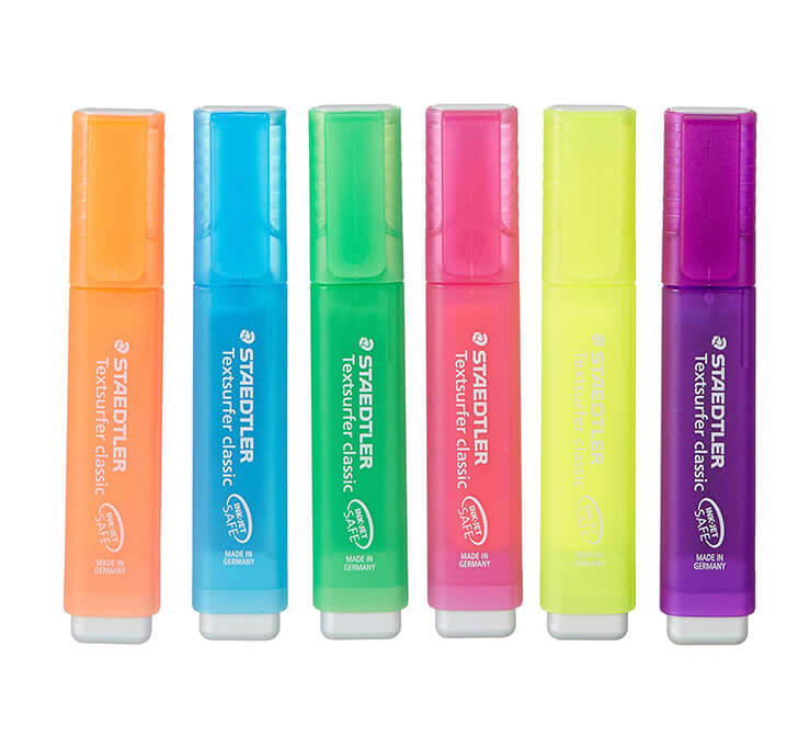 Buy Staedtler Textsurfer Classic Highlighter Pen - Rainbow Colors
