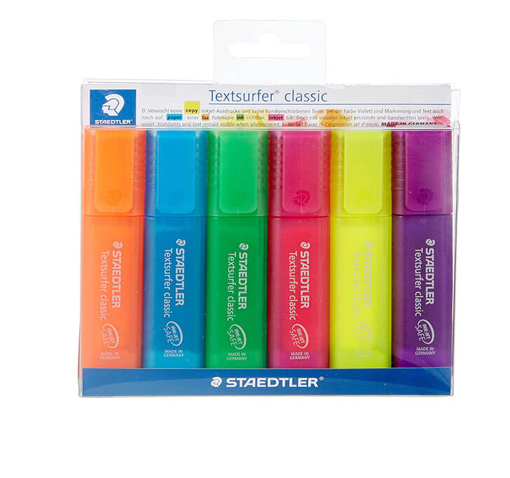 Buy Staedtler Textsurfer Classic Highlighter Pen - Rainbow Colors