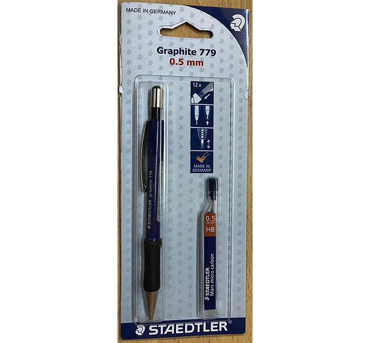 Buy Staedtler Graphite 779, 0.5MM Mechanical Pencil With 1 Pack Of Lead