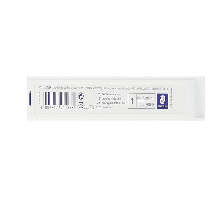 Buy Staedtler Mars Carbon Lead, 2mm, B (200-B)