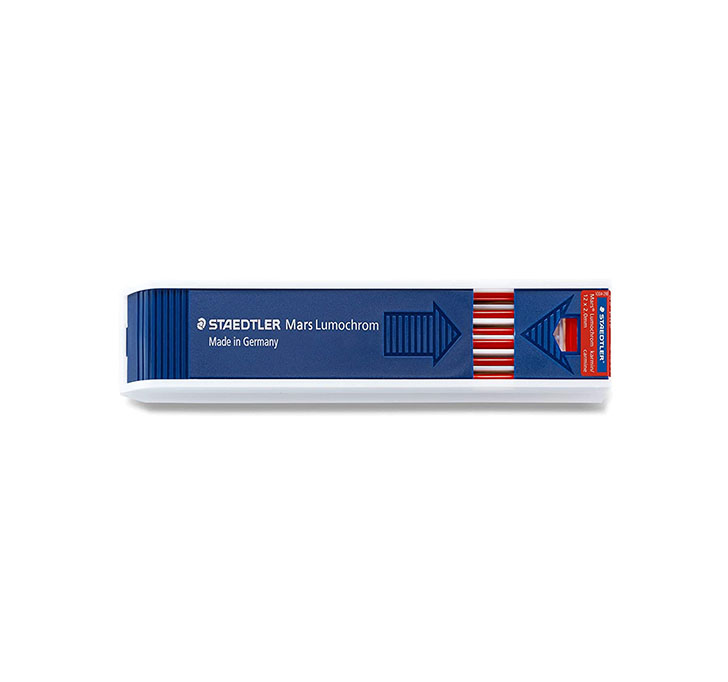 Buy Staedtler Mars Lumochrom 2 MM Colour Leads In Caramine Colour