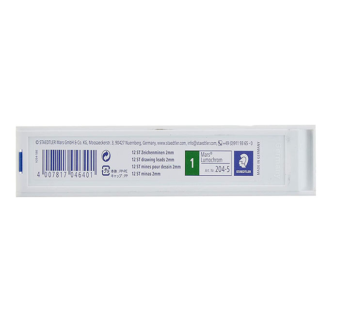 Buy Staedtler Mars Lumochrom 2 MM Colour Leads In Green Colour