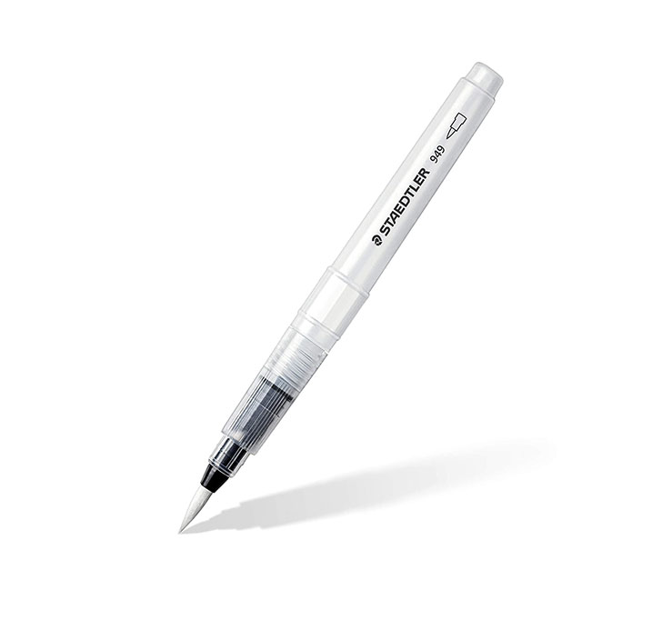 Buy Staedtler Water Brush Set Of 4 Different Brushes In Blister Packing