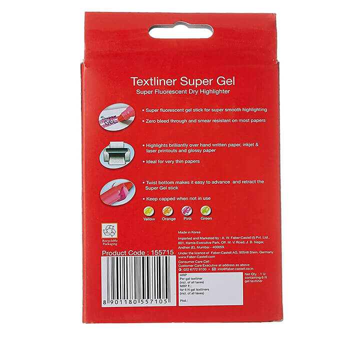 Buy Faber-Castell Gel Textliner (Pink)