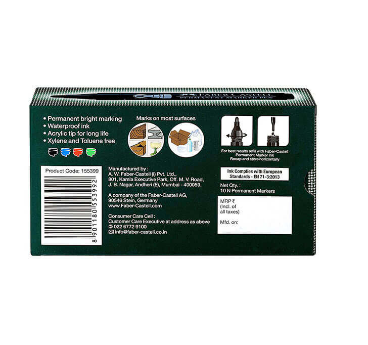 Buy Faber-Castell Permanent Marker Pen (Black)