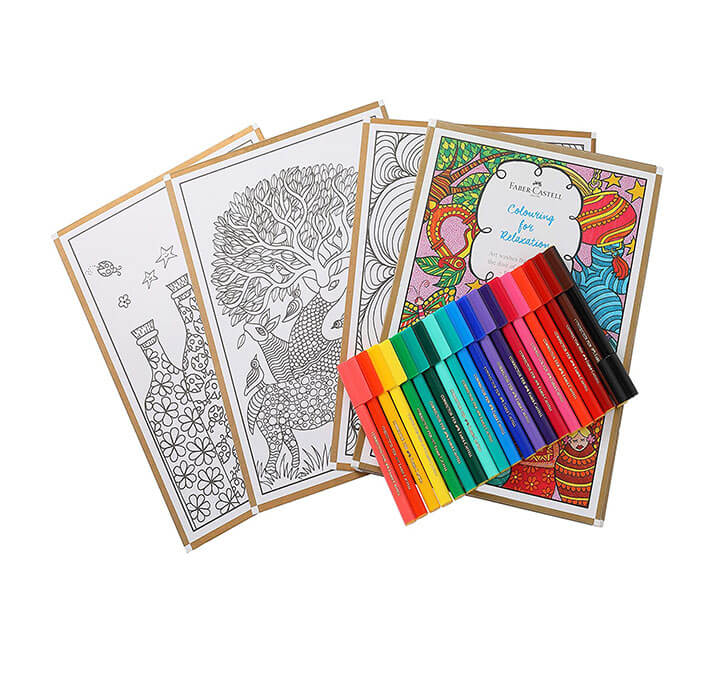 Buy Faber-Castell Coloring For Relaxation Kit