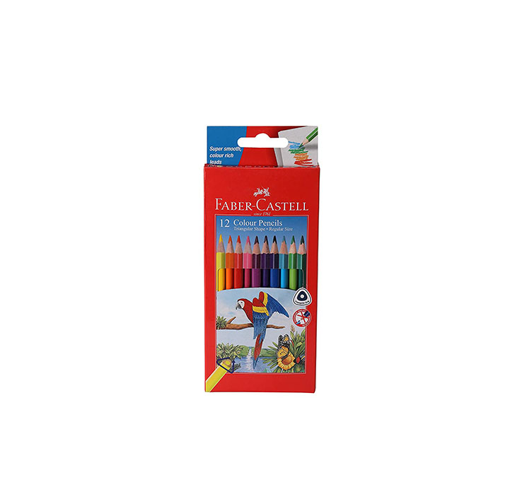 Buy Faber-Castell Triangular Colour Pencils