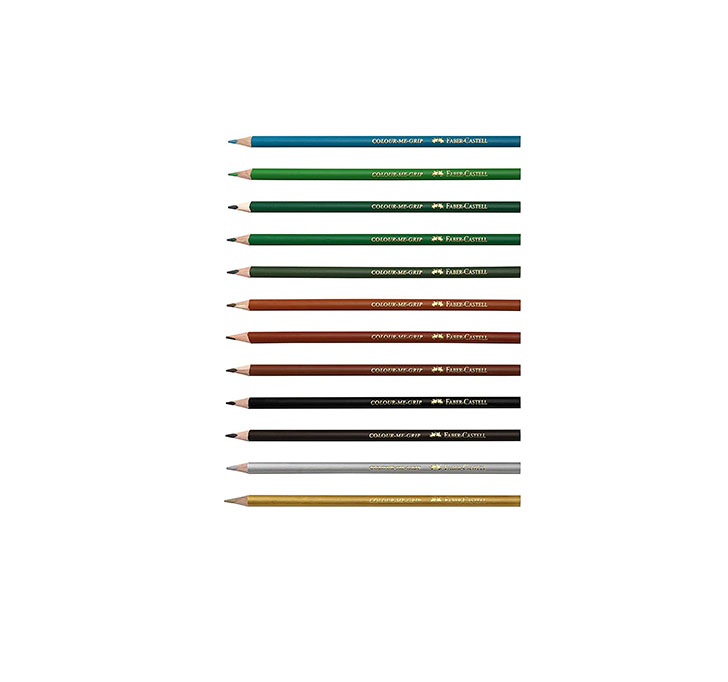 Buy Faber-Castell Triangular Colour Pencils - (Pack Of 24)