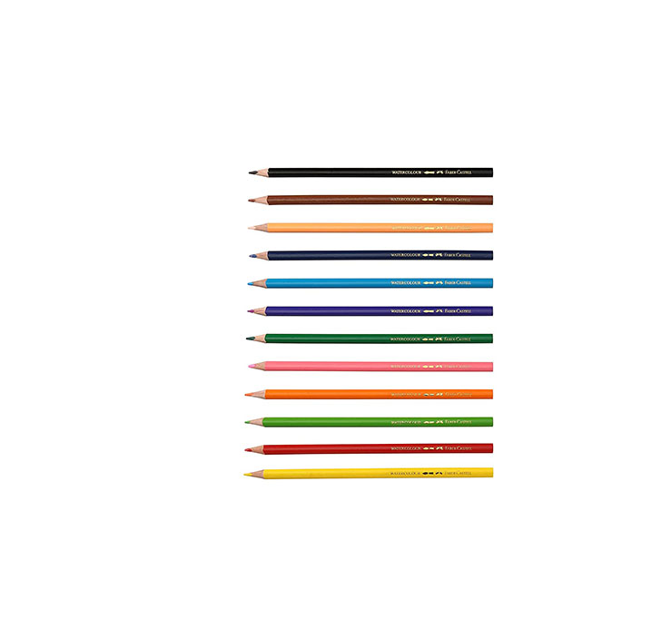 Buy Faber-Castell Water Color Pencils With Paint Brush