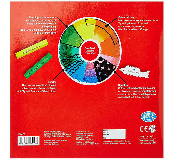 Buy Faber-Castell Oil Pastels (Pack Of 50)