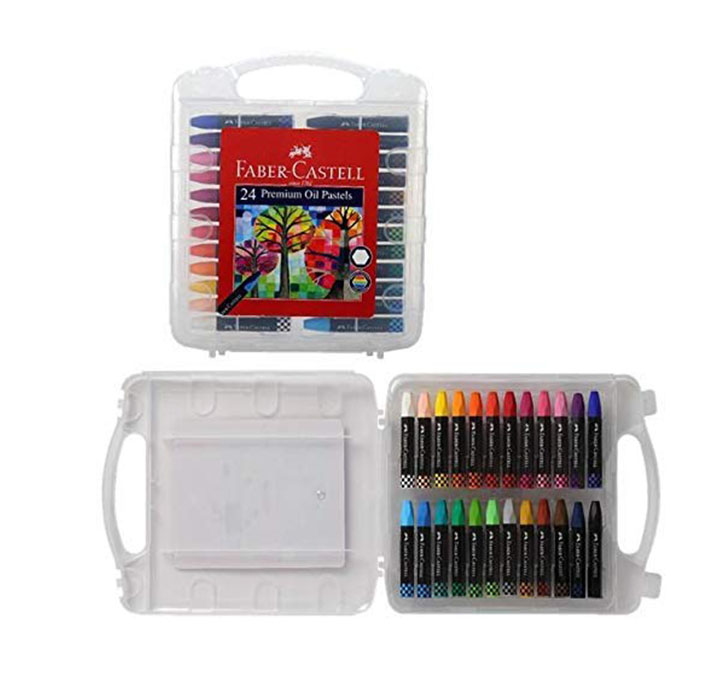 Buy Faber-Castell Premium Hexagonal Oil Pastel Set - Pack Of 24