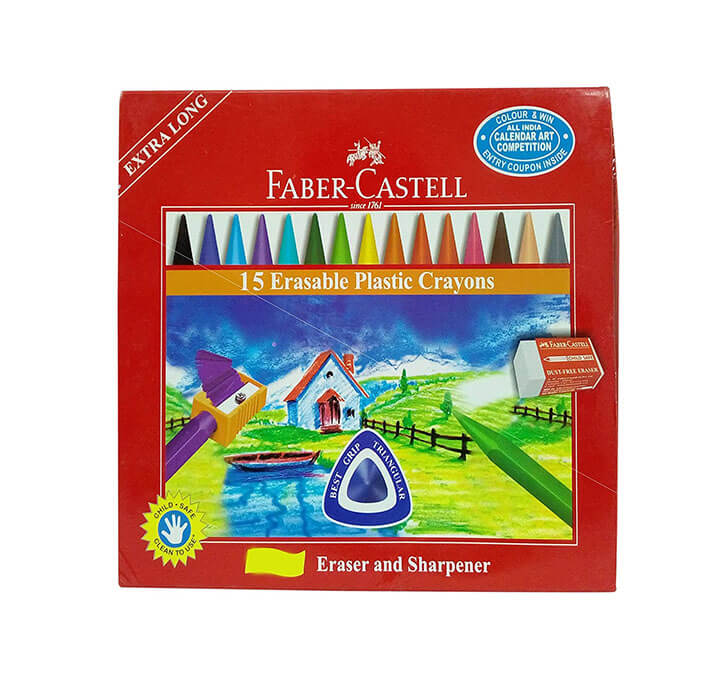 Buy Faber-Castell Smart Crayons 110 Mm Plastic Crayons