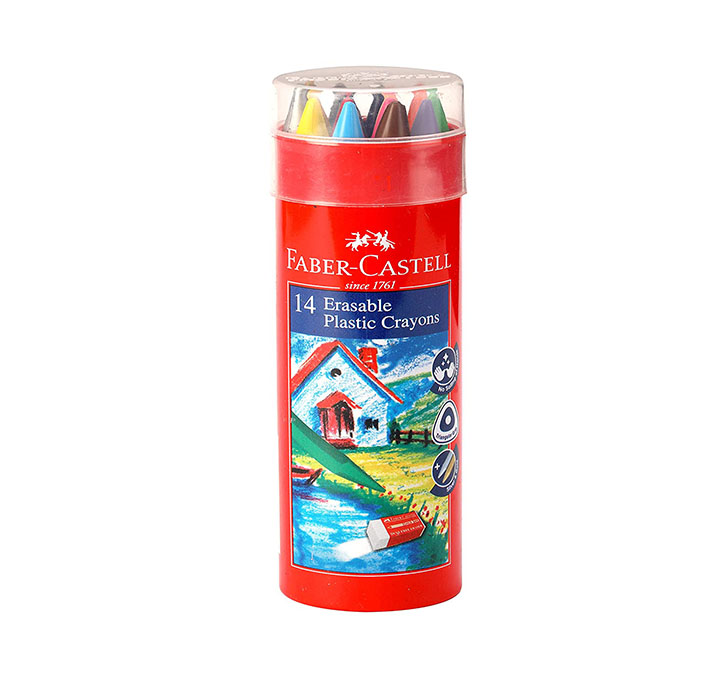 Buy Faber-Castell Erasable Crayon Tin Set