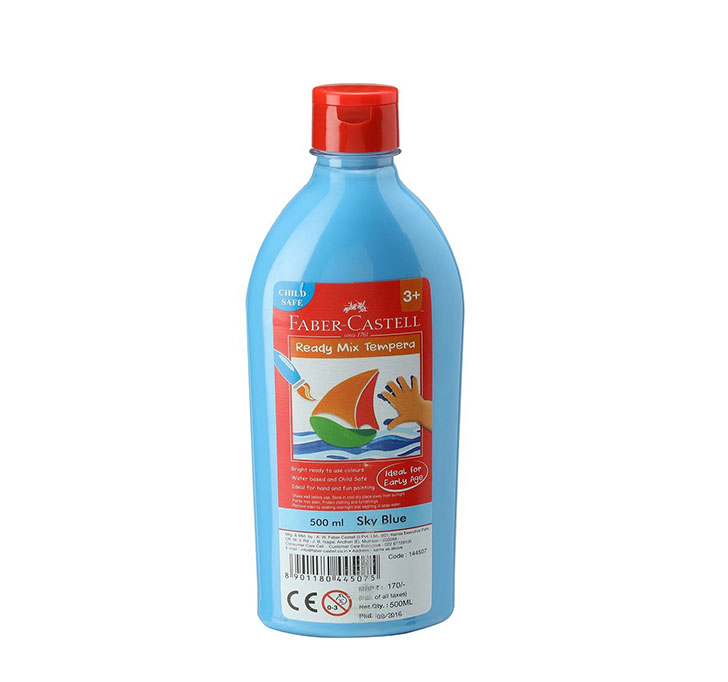 Buy Faber-Castell Ready-Mix Tempera Bottle (Sky Blue)