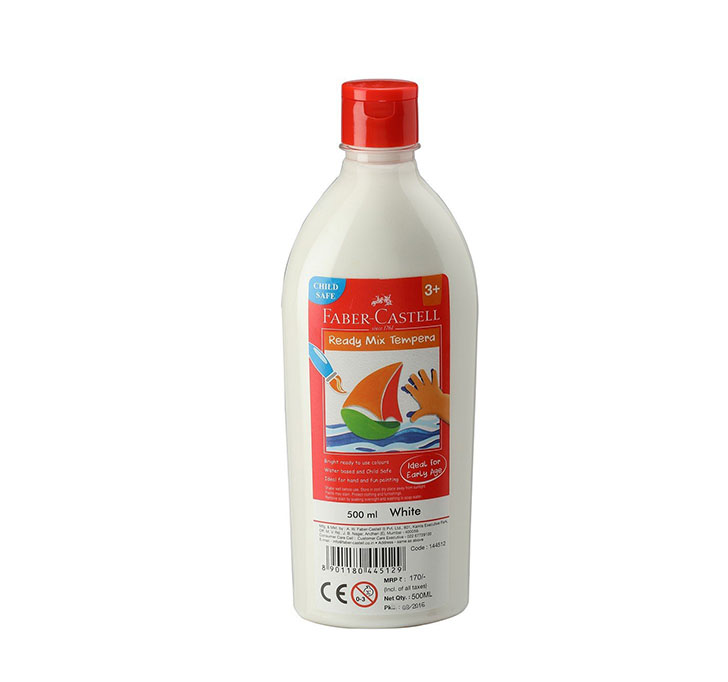 Buy Faber-Castell Ready-Mix Tempera Bottle (White)